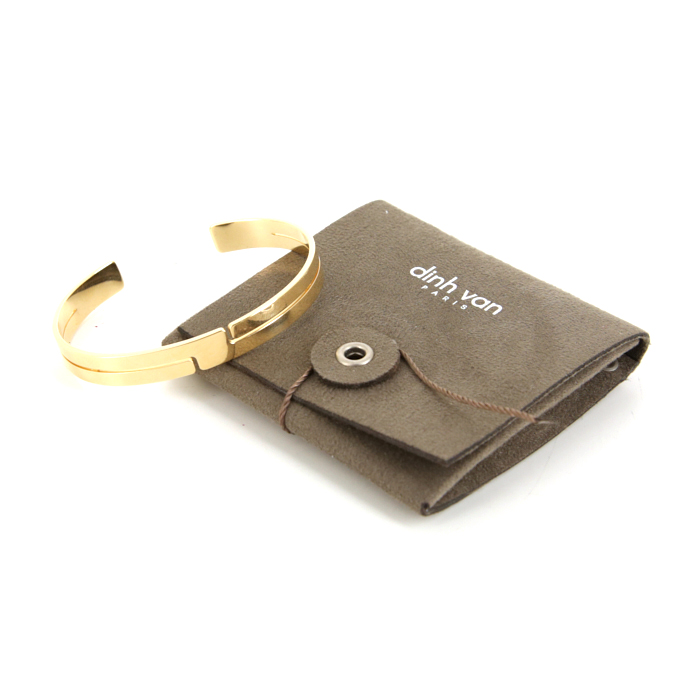 Brazalete abierto Dinh Van Seventies en oro amarillo