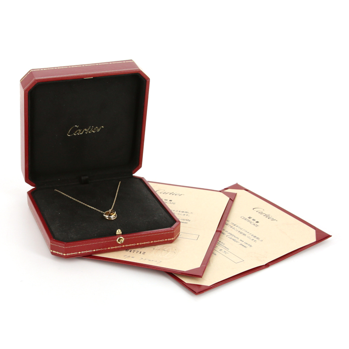 Collar Cartier Trinity en 3 oros - Detail D2