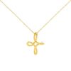 Tiffany & Co Infinity large model necklace in yellow gold - 00pp thumbnail