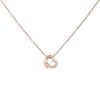 Tiffany & Co Open Heart mini necklace in pink gold - 00pp thumbnail