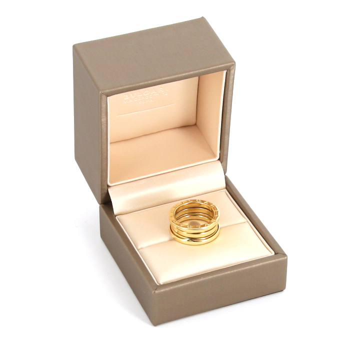 Anello Bulgari B.Zero1 modello medio in oro giallo - Detail D2