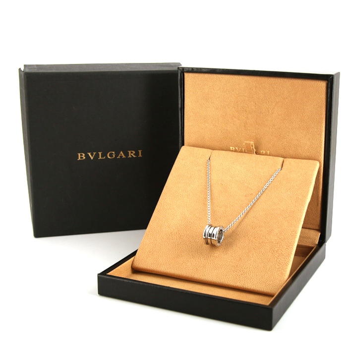 Collar Bulgari B.Zero1 en oro blanco - Detail D2