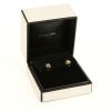 Orecchini a bottone Chanel Camelia modello piccolo in oro giallo e diamanti - Detail D2 thumbnail