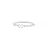 Anello solitario Cartier Etincelle in platino e diamanti (0,20 carat) - 00pp thumbnail