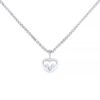 Chopard Happy Heart necklace in white gold and diamonds - 00pp thumbnail