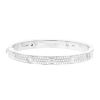 Cartier Love pavé bracelet in white gold and diamonds, size 18 - 00pp thumbnail