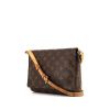 Louis Vuitton Musette Salsa shoulder bag in brown monogram canvas and natural leather - 00pp thumbnail