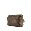 Bolso bandolera Louis Vuitton Messenger en lona Monogram marrón y cuero natural - 00pp thumbnail