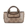 Celine Boogie mini handbag in brown monogram canvas and brown leather - 360 thumbnail