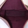 Louis Vuitton Diane handbag in ebene damier canvas and brown leather - Detail D2 thumbnail