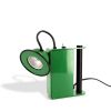 Gae Aulenti & Piero Castiglioni, "Minibox" bedside lamp, in green lacquered metal, Stilnovo edition, stamped, designed in1979, edition of the 1980's - 00pp thumbnail