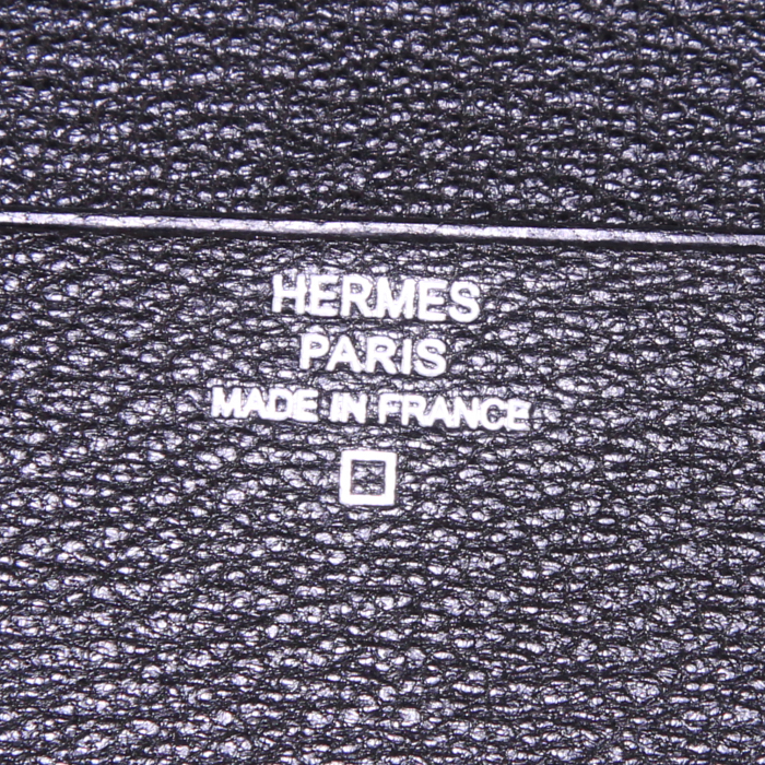 Portefeuille Hermès en crocodile noir - Detail D3