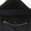 Fendi Baguette large model handbag in black and brown skin-out fur and black patent leather - Detail D3 thumbnail