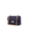 Dior Miss Dior shoulder bag in indigo blue quilted leather - 00pp thumbnail