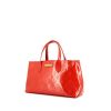 Louis Vuitton Wilshire handbag in orange monogram patent leather - 00pp thumbnail