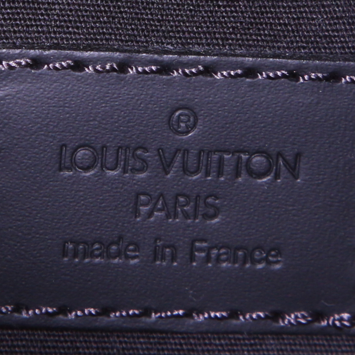 Sac à main Louis Vuitton en cuir épi noir - Detail D3