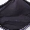 Bolso de mano Gucci Jackie en lona Monogram negra y cuero negro - Detail D2 thumbnail