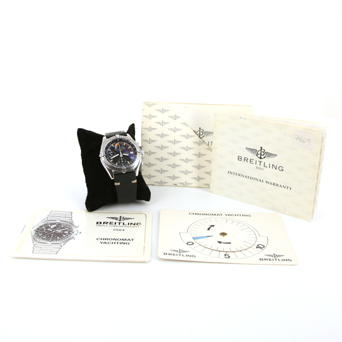 Montre Breitling Chronomat Yachting en acier Ref :  A13048 Vers  1992