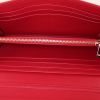 Dior Lady Dior medium model handbag/clutch in red quilted leather - Detail D3 thumbnail