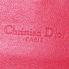 Dior Lady Dior medium model handbag/clutch in red quilted leather - Detail D4 thumbnail