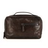 Berluti Scritto vanity case in brown leather - 360 thumbnail