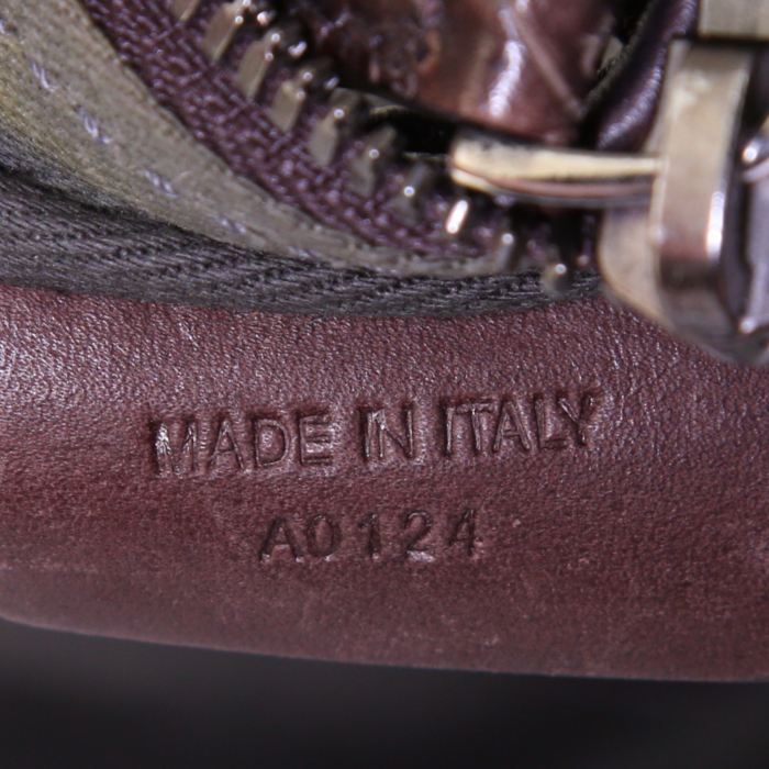 Berluti Scritto vanity case in brown leather - Detail D3