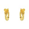 Vintage earrings for non pierced ears in yellow gold - 00pp thumbnail