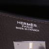 Borsa Hermes Birkin 35 cm in pelle taurillon clemence marrone - Detail D3 thumbnail