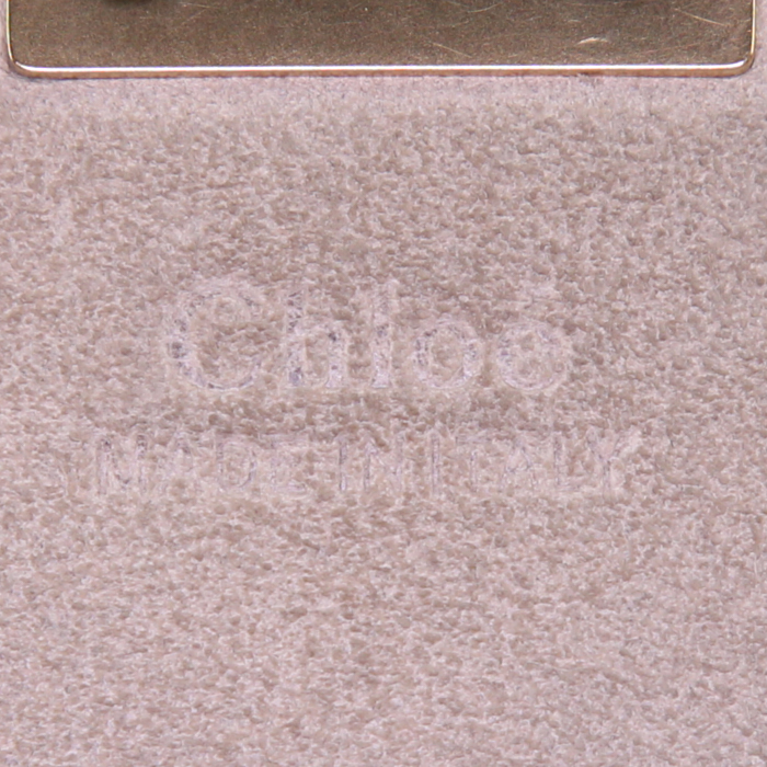 Sac bandoulière Chloé Drew moyen modèle en poulain léopard et cuir noir - Detail D3