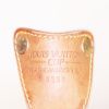 Porte-habits Louis Vuitton America's Cup en toile enduite rouge et cuir naturel - Detail D5 thumbnail