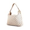 Louis Vuitton Delightful small model shopping bag in azur damier canvas and natural leather - 00pp thumbnail