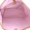 Shopping bag Louis Vuitton Delightful modello piccolo in tela a scacchi e pelle naturale - Detail D2 thumbnail