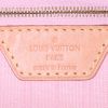 Louis Vuitton Delightful small model shopping bag in azur damier canvas and natural leather - Detail D3 thumbnail