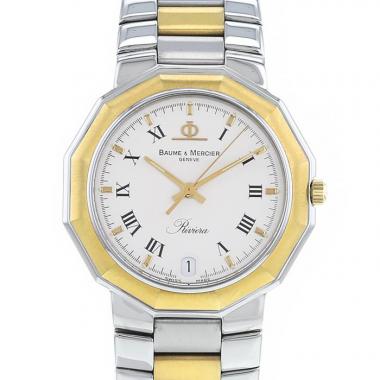Orologio Baume 
Mercier Riviera in acciaio e oro placcato Ref :  5131 Circa  1995