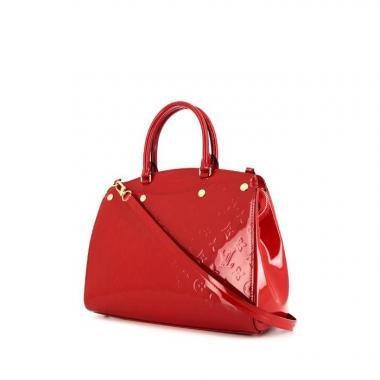 Bolso de mano Louis Vuitton Brea en charol rojo