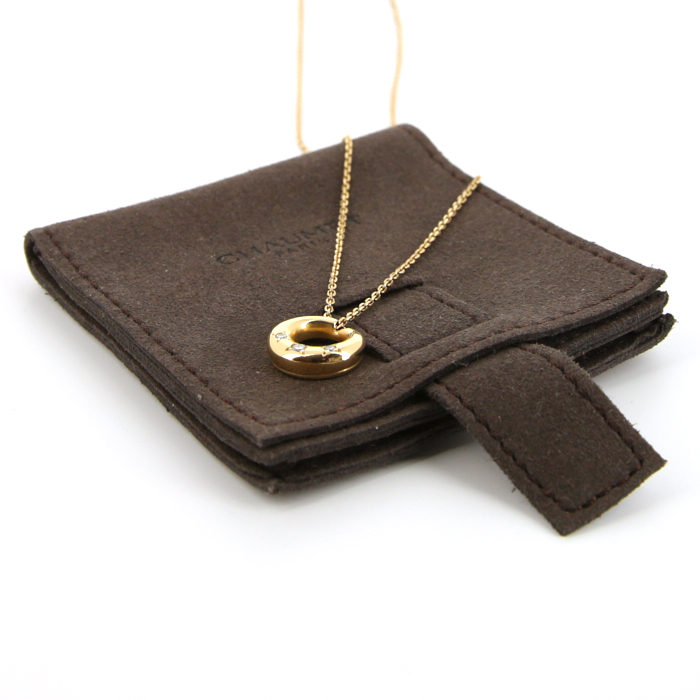 Collana Chaumet Anneau in oro giallo e diamanti - Detail D2