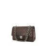 Chanel Timeless Classic handbag in brown quilted leather - 00pp thumbnail