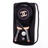 Chanel, two beach rackets in black version with their balls, cover and original box, from the "Jeux de plage » (Beach Games) limited edition of 2018 - Detail D1 thumbnail