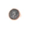 Bulgari Monete large model ring in pink gold and bronze - 00pp thumbnail