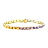 H. Stern Rainbow bracelet in yellow gold and colored stones - 00pp thumbnail