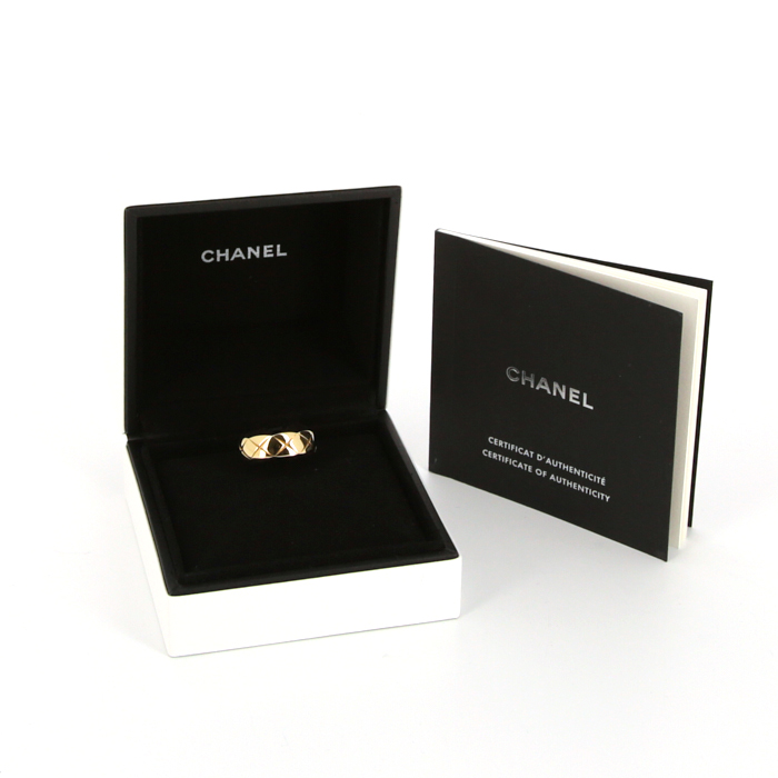 Anello Chanel Coco modello medio in oro giallo - Detail D2