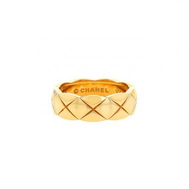 Anello Chanel Coco modello medio in oro giallo