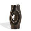 Accolay, vase en céramique émaillée noir, signé, des années 1970 - 00pp thumbnail