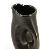 Accolay, black enamelled ceramic vase, signed, from the 1970's - Detail D2 thumbnail