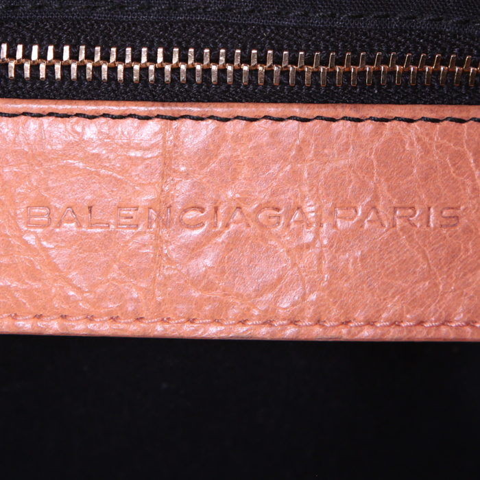 Borsa Balenciaga Classic City in pelle nude - Detail D4