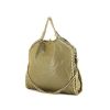Stella McCartney Falabella handbag in green and gold canvas - 00pp thumbnail