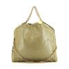 Stella McCartney Falabella handbag in green and gold canvas - 360 thumbnail