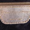 Stella McCartney Falabella handbag in green and gold canvas - Detail D4 thumbnail