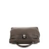 Hermes Kelly 40 cm handbag in anthracite grey togo leather - 360 Front thumbnail