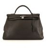Hermes Kelly 40 cm handbag in anthracite grey togo leather - 360 thumbnail